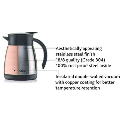 Buy Borosil Stainless Steel Vacuum Insulated Teapot- /shop